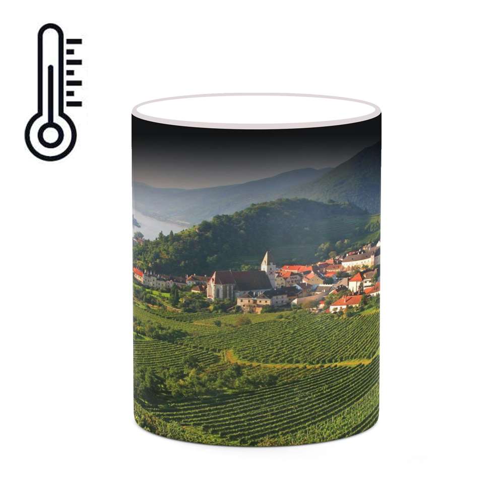 ماگ حرارتی کاکتی طرح منظره مدل mgh18361