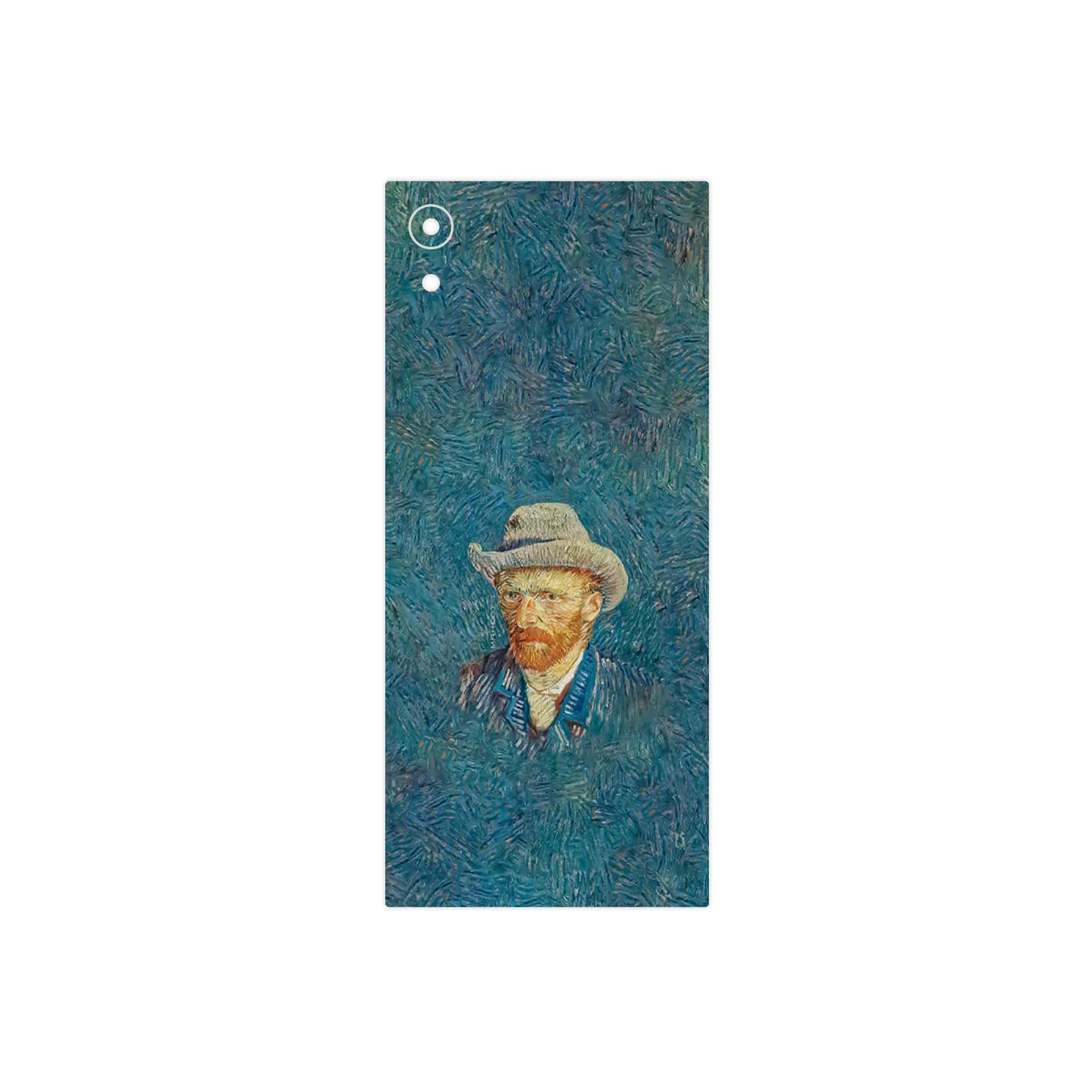 برچسب پوششی ماهوت مدل Self portrait with a gray felt hat مناسب برای گوشی موبایل سونی Xperia XA1