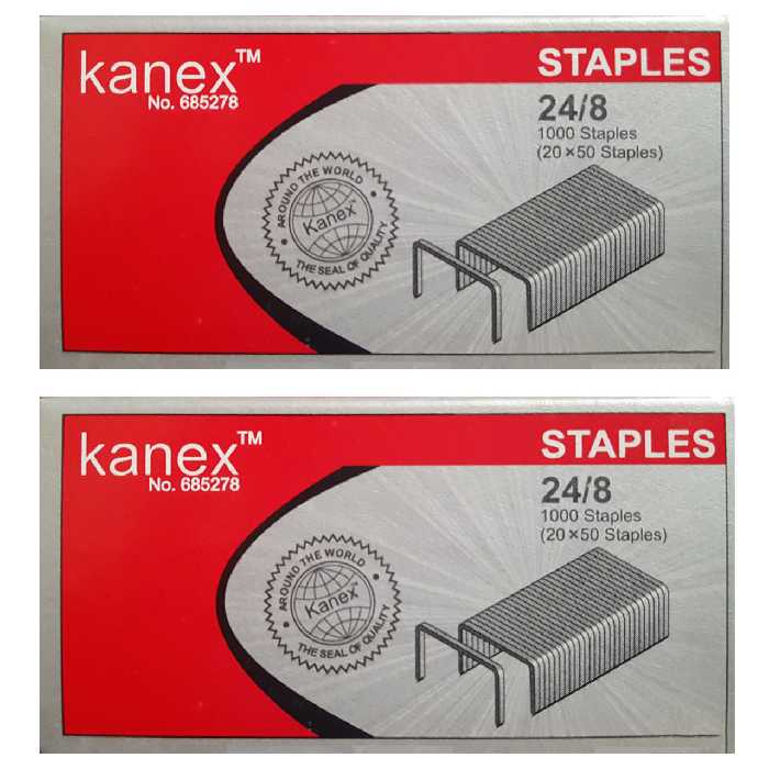 سوزن منگنه کانکس سایز 24/8 بسته 2000 عددی