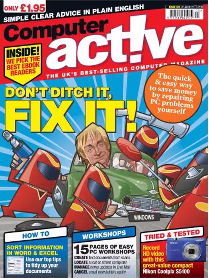 خرید و دانلود نسخه کامل کتاب Computer Active 20 January – 2 February 2011 | الی فایل | مرجع خرید و فروش فایل