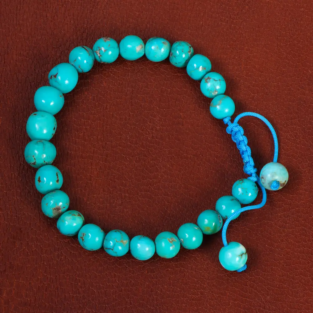 دستبند فیروزه اسپرت کد 26942 - جواهری مشاهیر