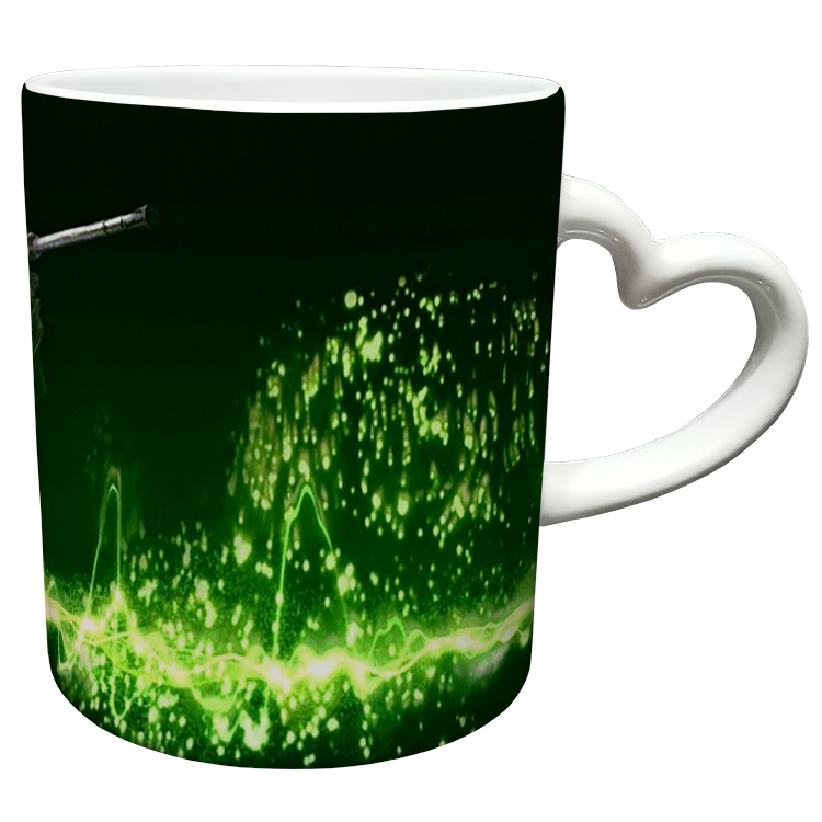 ماگ مدل دسته قلبی طرح بازی کال آف دیوتی call of duty کد 66