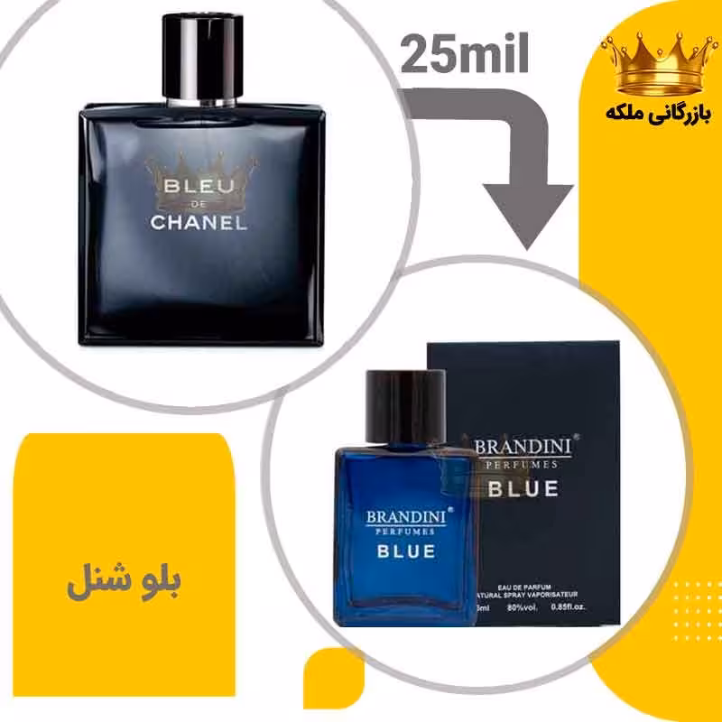 عطر جیبی بلو شنل-بلو چنل 25 میل برندینی (Chanel Bleu de Chanel)