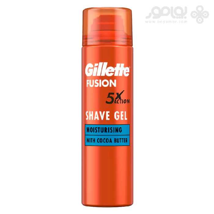 ژل اصلاح مردانه ژیلت فیوژن مدل MOISTURISING حجم 200 میل