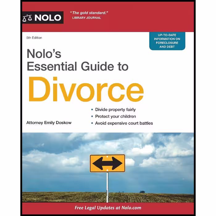 کتاب زبان اصلی Nolos Essential Guide to Divorce اثر Emily Doskow انتشارات NOLO