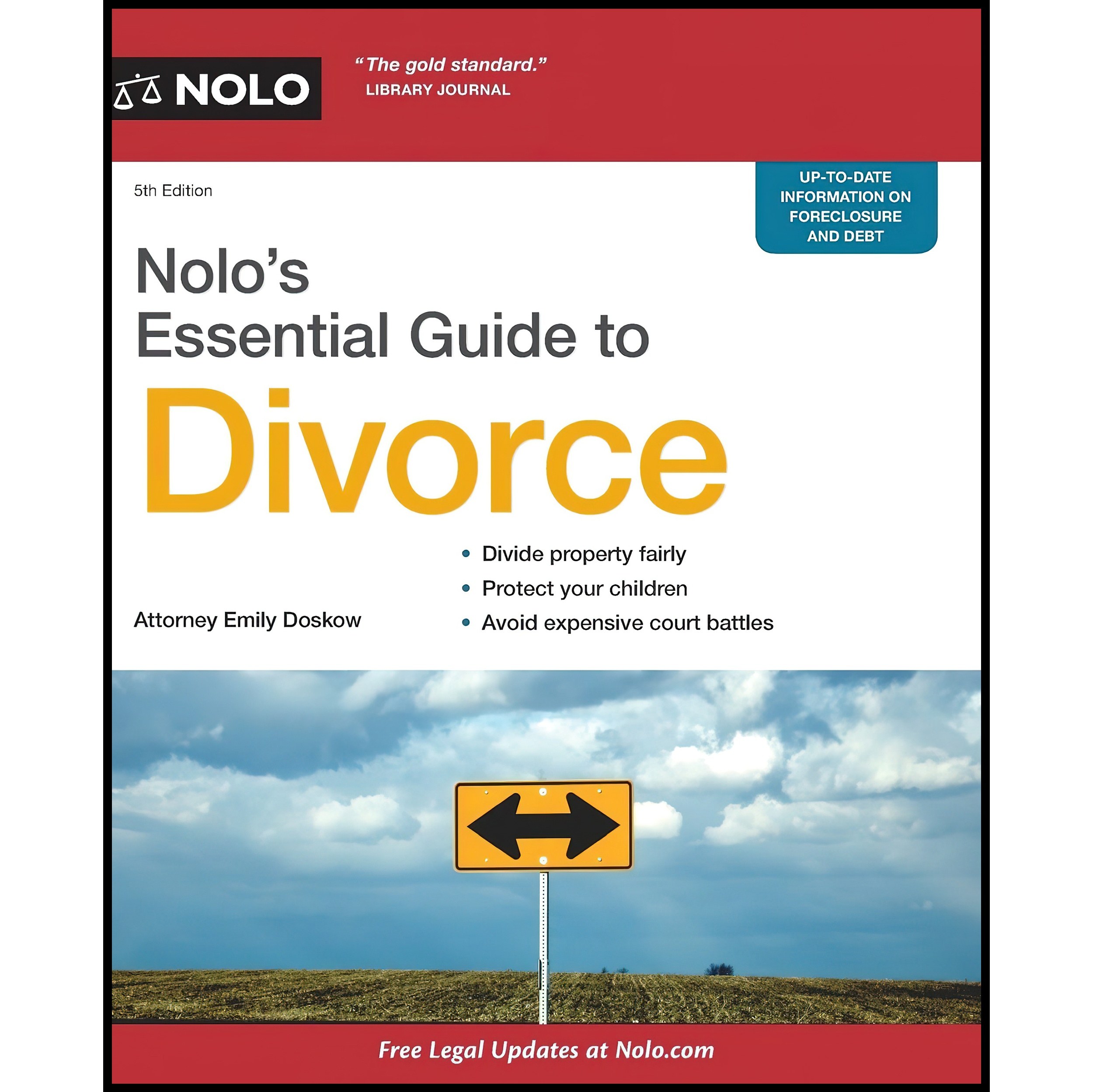 کتاب زبان اصلی Nolos Essential Guide to Divorce اثر Emily Doskow انتشارات NOLO