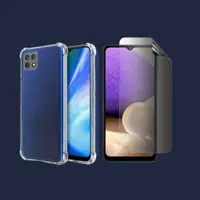 کاور گریفین مدل Emblem Nature مناسب برای گوشی موبایل سامسونگ Galaxy M22 به همراه محافظ صفحه نمایش حریم شخصی 