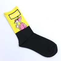 جوراب ساقدار کش انگلیسی طرح دار  20298 کد 50