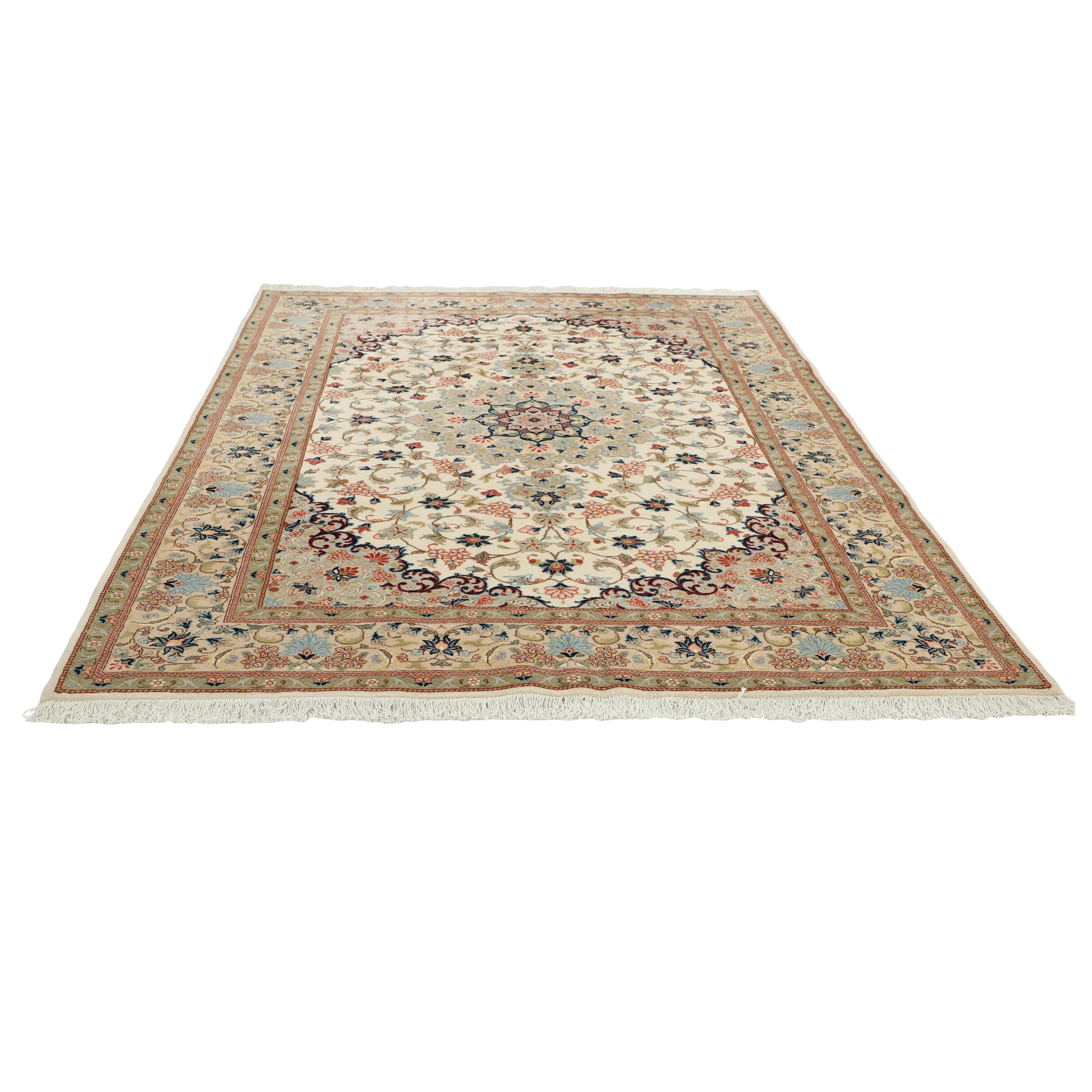 فرش دستبافت شش متری مدل یزد نوبافت