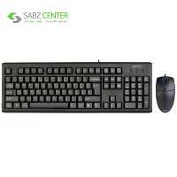 کیبورد و ماوس ای فورتک KM-72620D