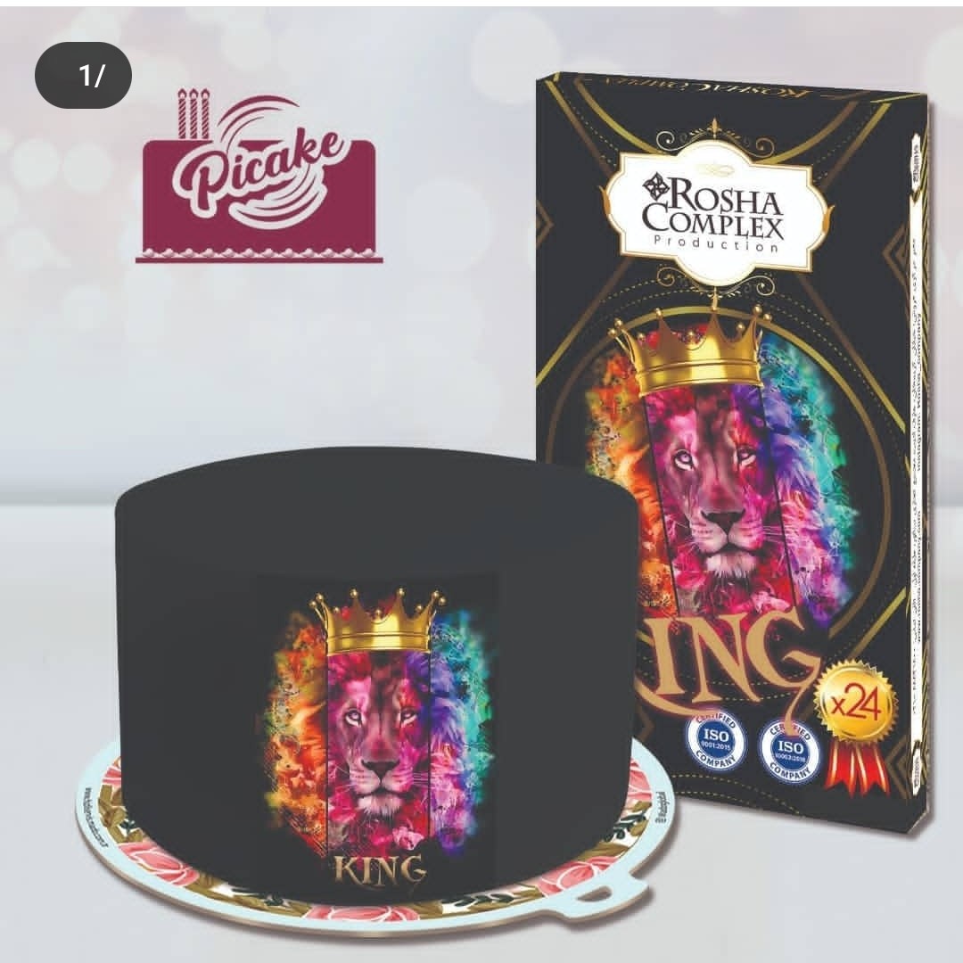 تاپر کاغذی طرح شیر1