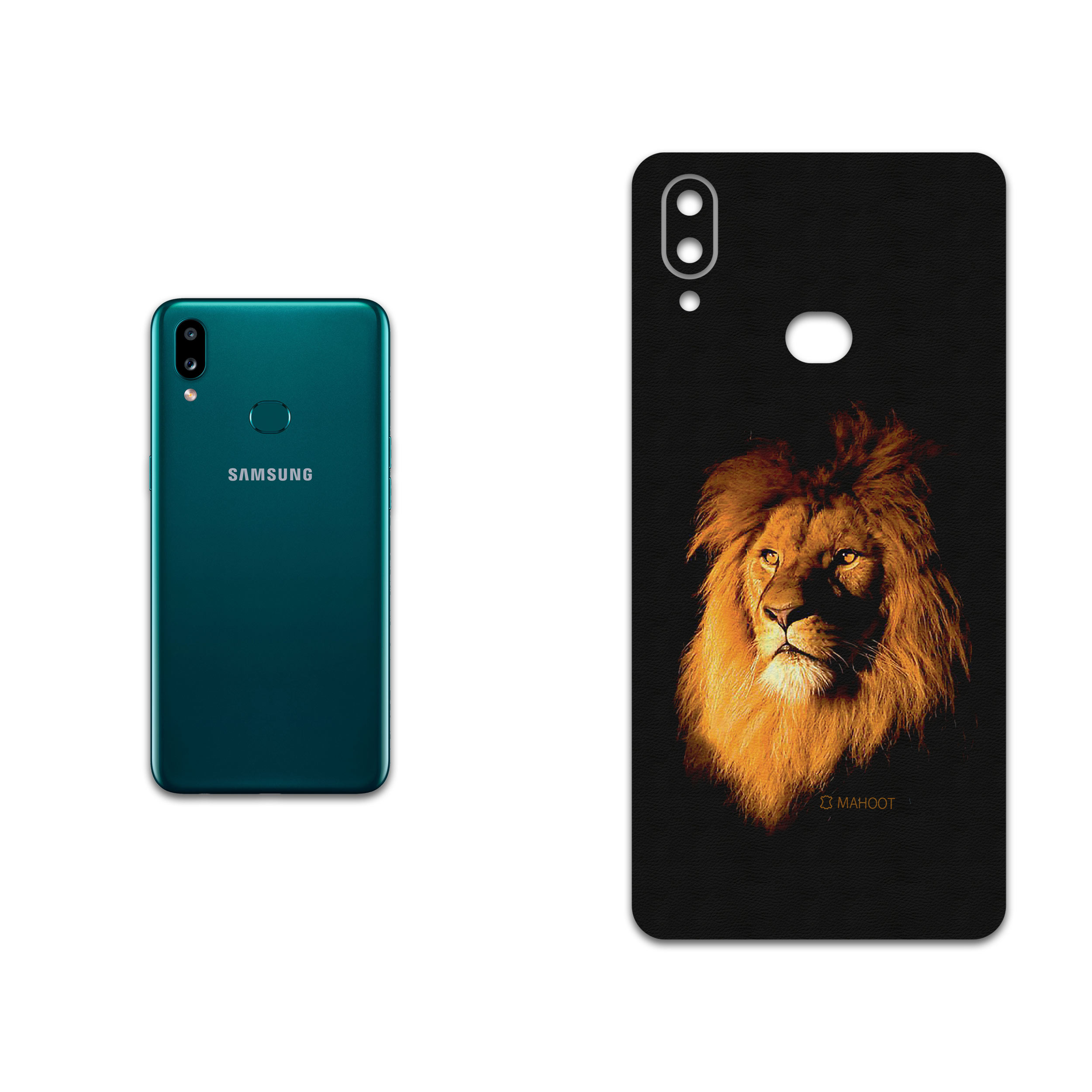 برچسب پوششی ماهوت مدل Lion مناسب برای گوشی موبایل سامسونگ Galaxy A10s