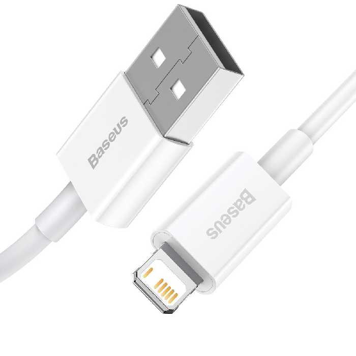 کابل تبدیل USB به لایتنینگ باسئوس مدل Superior طول 1 متر