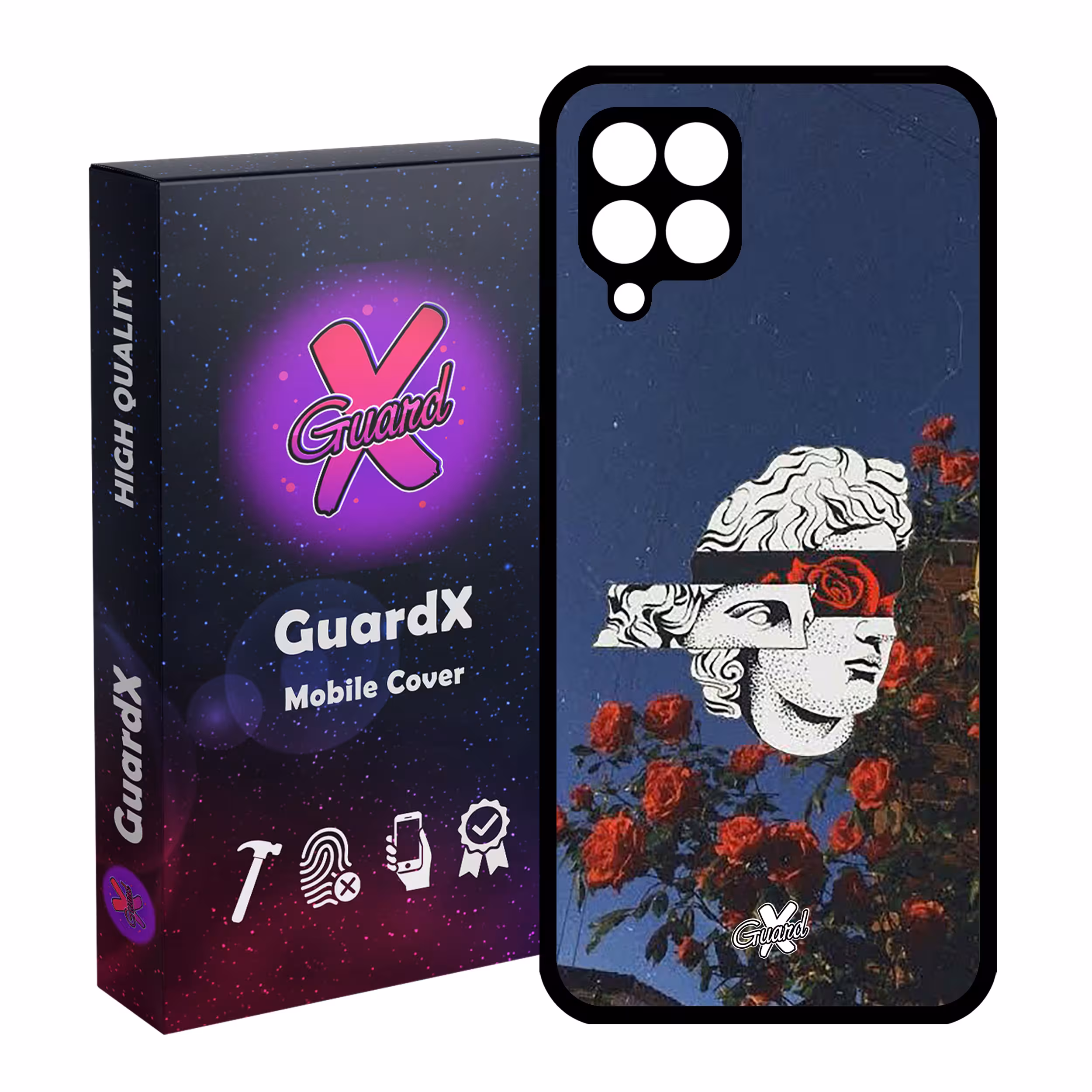 کاور گارد ایکس طرح Art مدل Glass10010 مناسب برای گوشی موبایل سامسونگ Galaxy A12