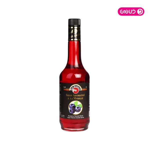 سیروپ فو طعم بلوبری
