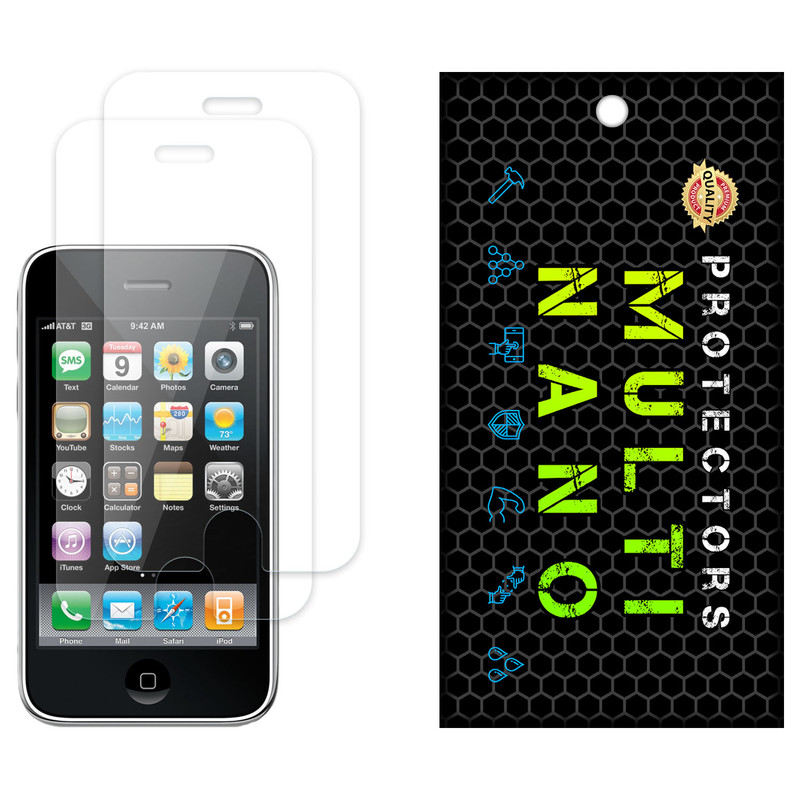 محافظ صفحه نمایش مولتی نانو مدل X-S2N مناسب برای گوشی موبایل اپل iPhone 3GS بسته دو عددی | کالا برتری