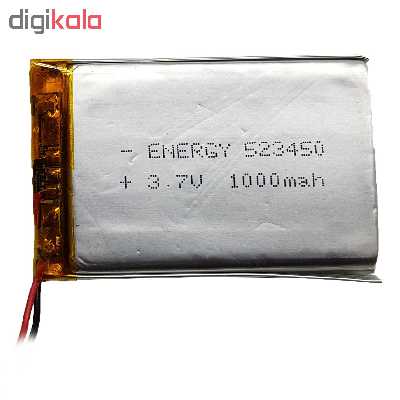 باتری لیتیومی کد 523450 ظرفیت 1000 میلی آمپر ساعت