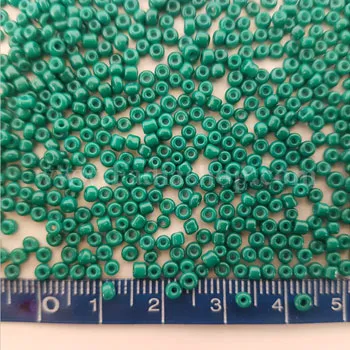 منجوق گرد گچی سبز آبی بسته ای