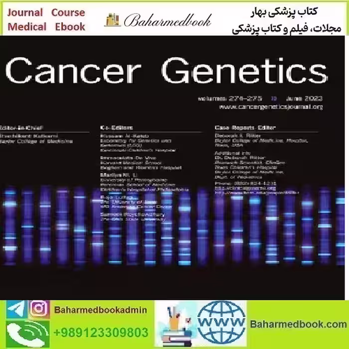 Cancer Genetics Volume 260 261 to 268 269 2022 T