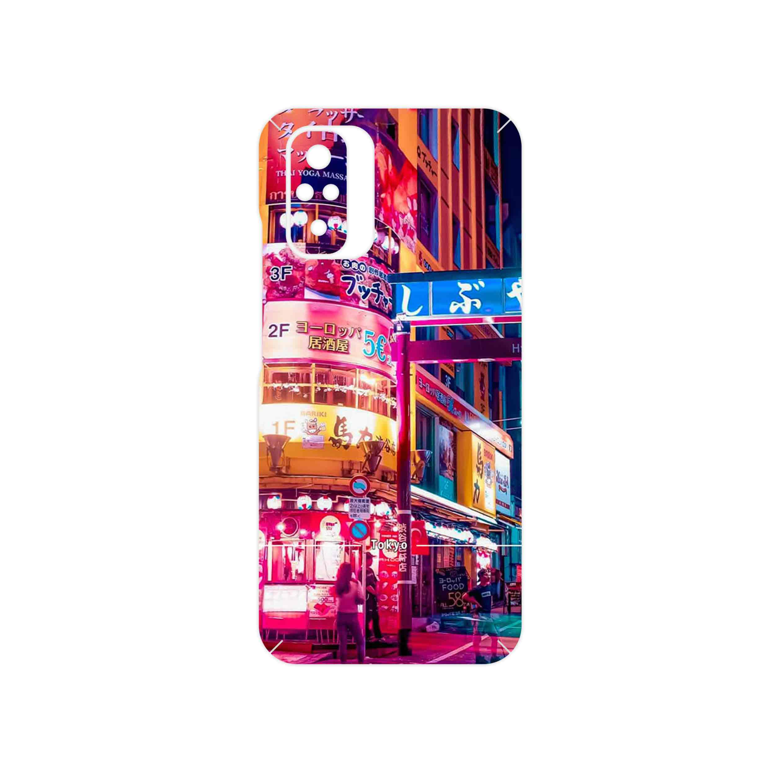 برچسب پوششی ماهوت مدل Tokyo City مناسب برای گوشی موبایل شیائومی Redmi Note 10