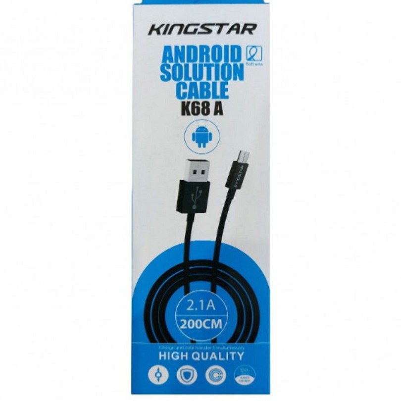 کابل شارژ میکرو کینگ استار 200 سانتی مدل Kingstar K68A 