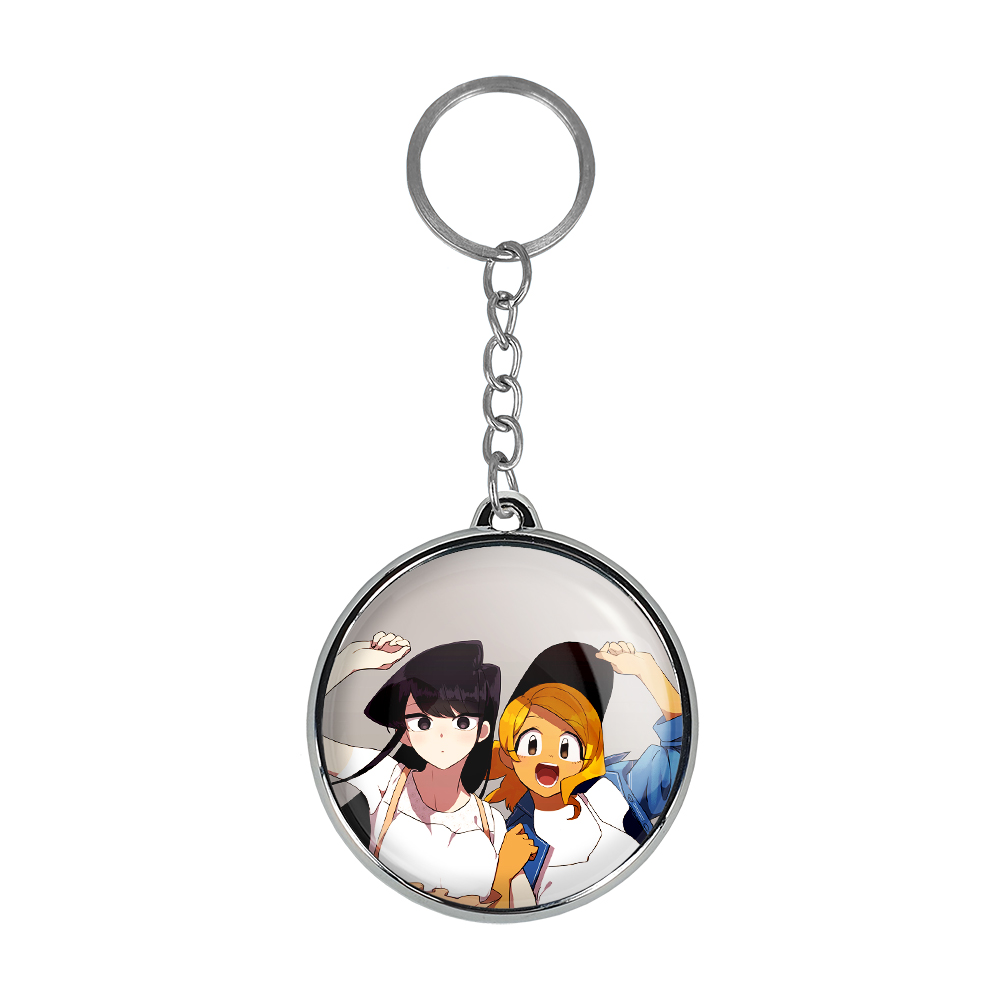 جاکلیدی خندالو طرح مانباگی انیمه کومی سان مدل دوطرفه کد 1608916093