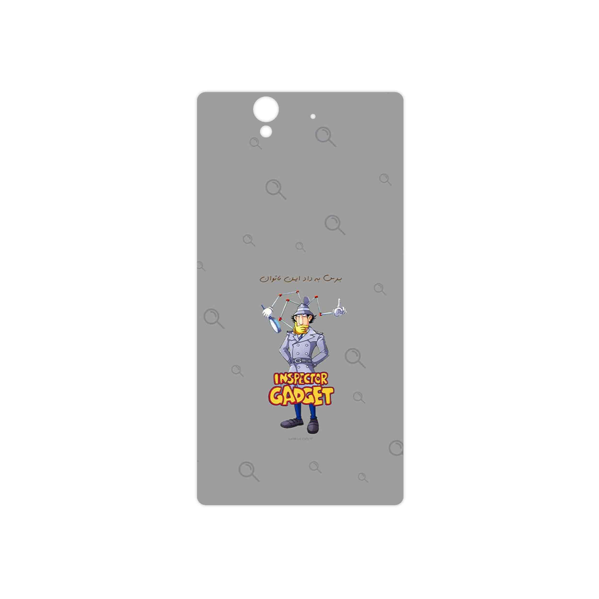 برچسب پوششی ماهوت مدل Inspector Gadget مناسب برای گوشی موبایل سونی Xperia Z