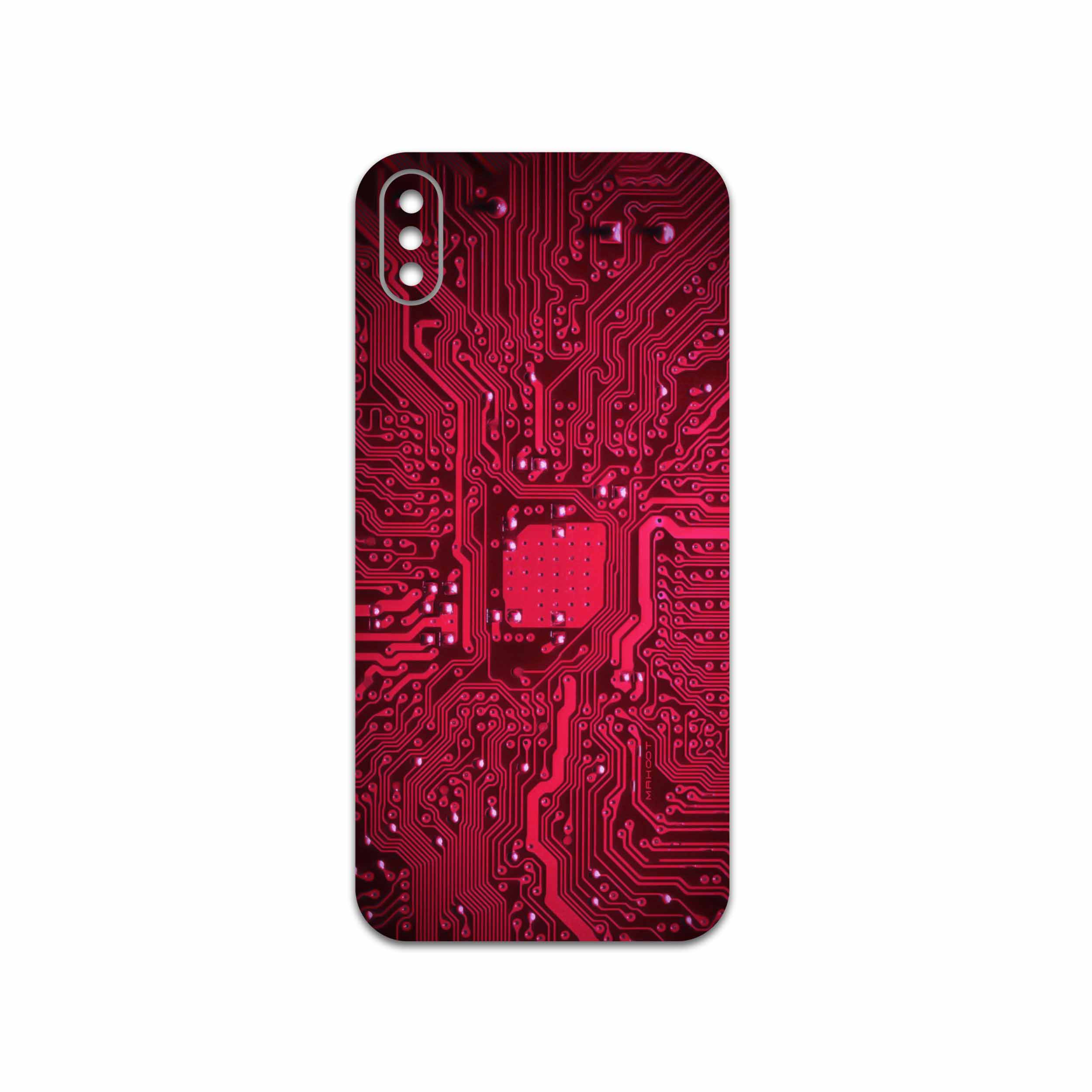 برچسب پوششی ماهوت مدل Red-Printed-Circuit-Board مناسب برای گوشی موبایل داکس Botlex 2
