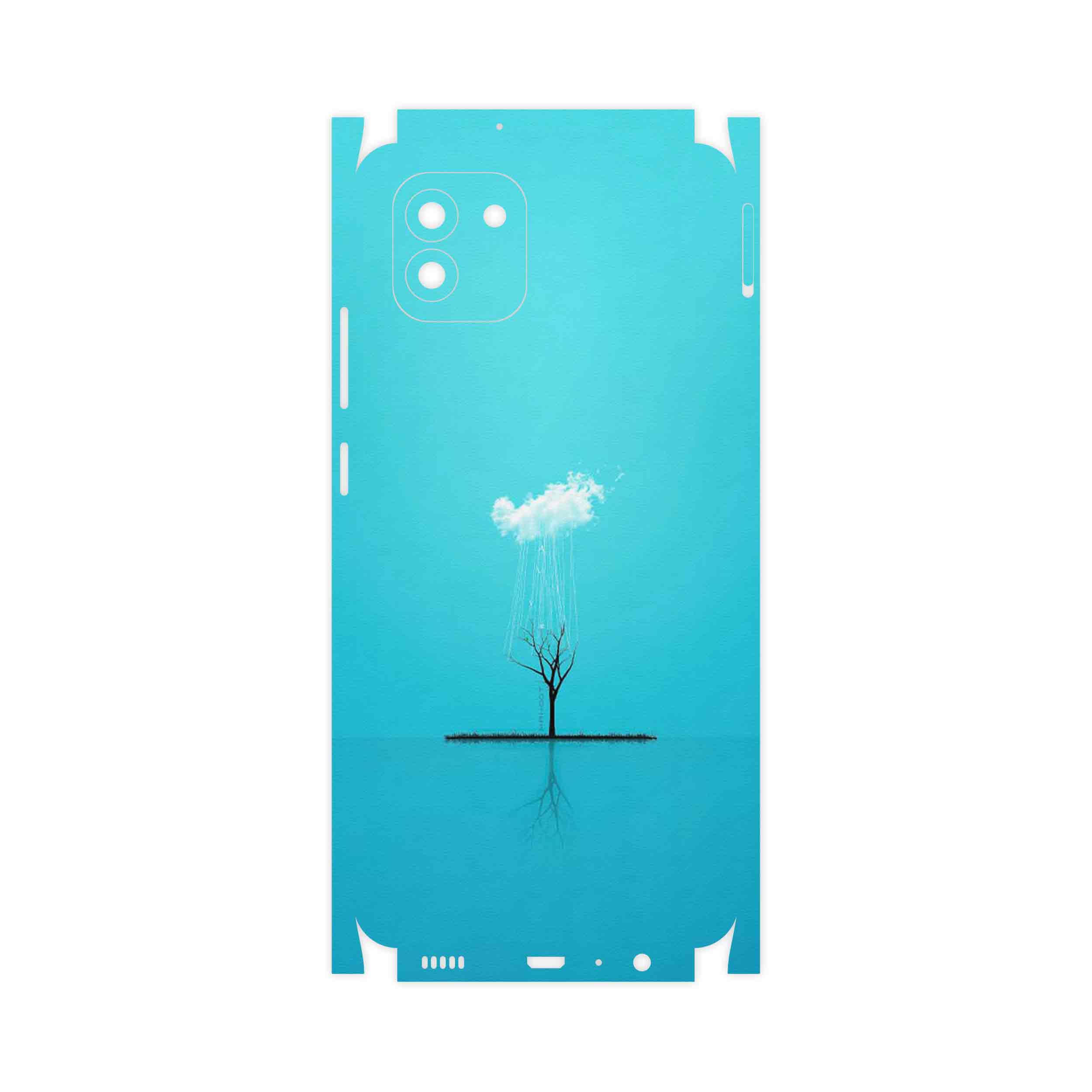 برچسب پوششی ماهوت مدل Minimal Tree-FullSkin مناسب برای گوشی موبایل سامسونگ Galaxy A03