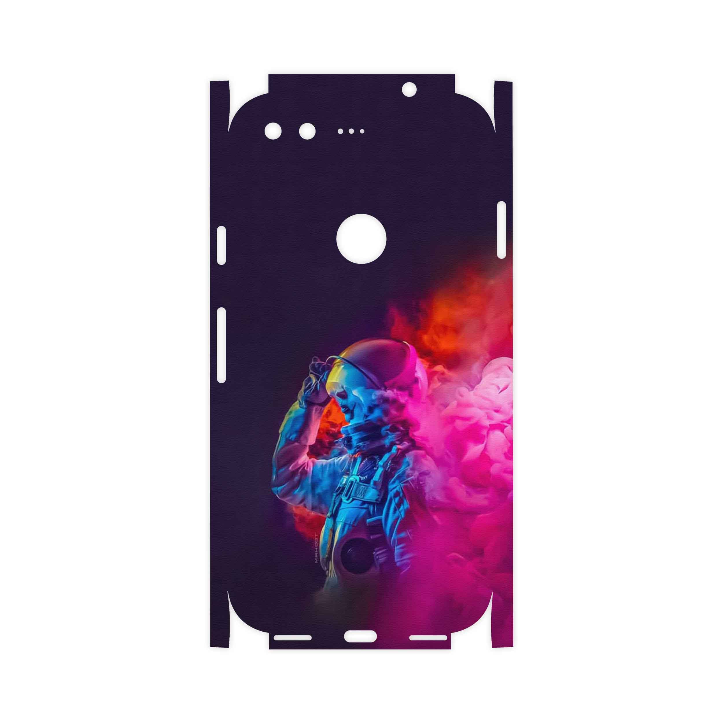 برچسب پوششی ماهوت مدل Smoke Rainbow Digital Art 1-FullSkin مناسب برای گوشی موبایل گوگل Pixel