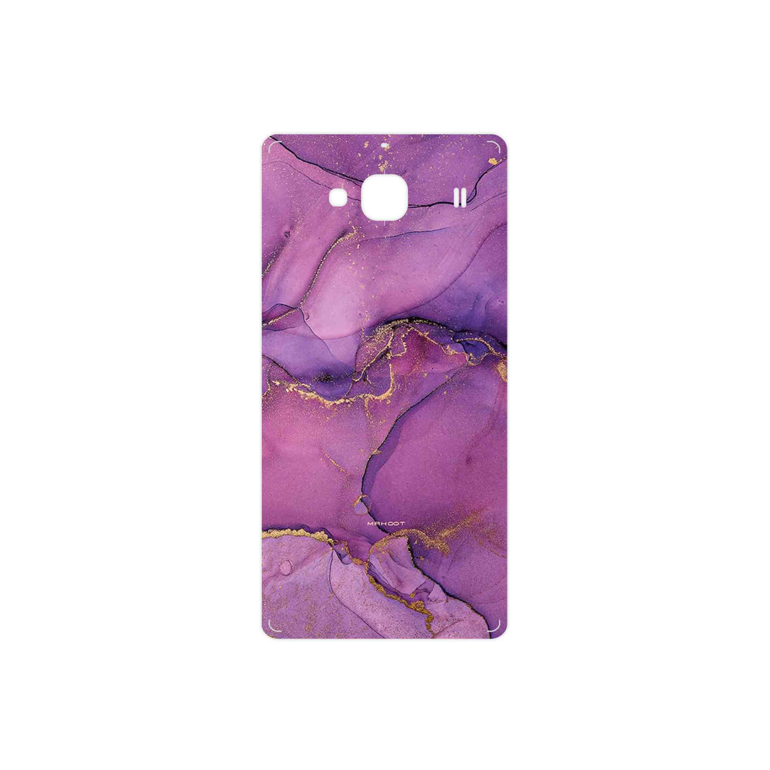 برچسب پوششی ماهوت مدل Purple Marble مناسب برای گوشی موبایل شیائومی Redmi 2