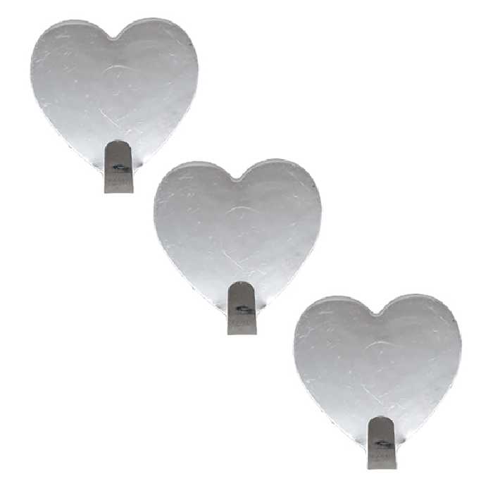 آویز حوله هوک طرح قلب مدل heart 123 بسته 3 عددی