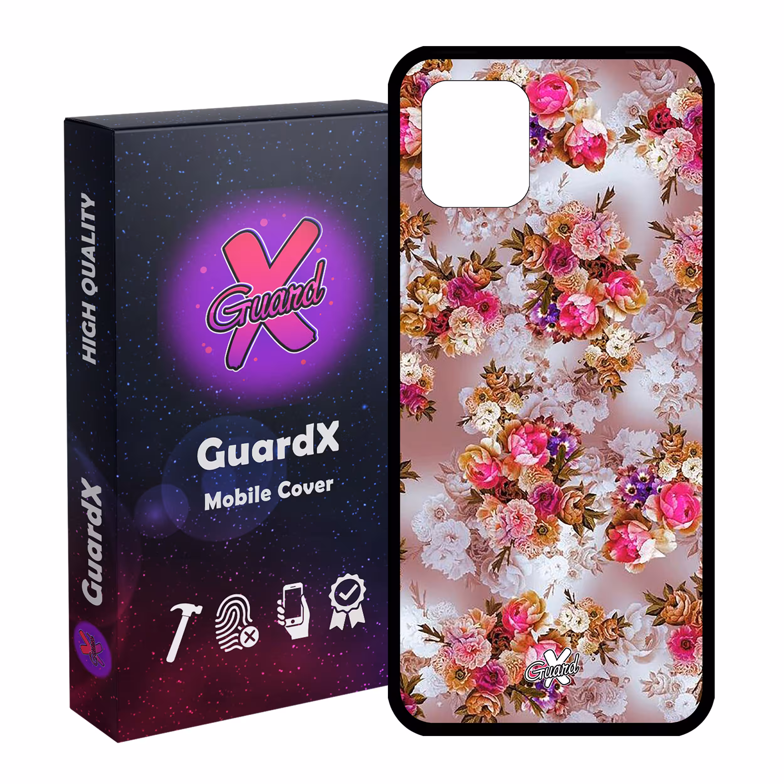 کاور گارد ایکس طرح گل مدل Glass10333 مناسب برای گوشی موبایل سامسونگ Galaxy Note 10 Lite