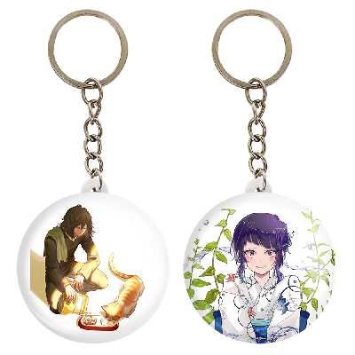 جاکلیدی خندالو مدل کیوکا جیرو و ایزاوا سنسه انیمه آکادمی قهرمان من کد 1157511577 مجموعه 2 عددی