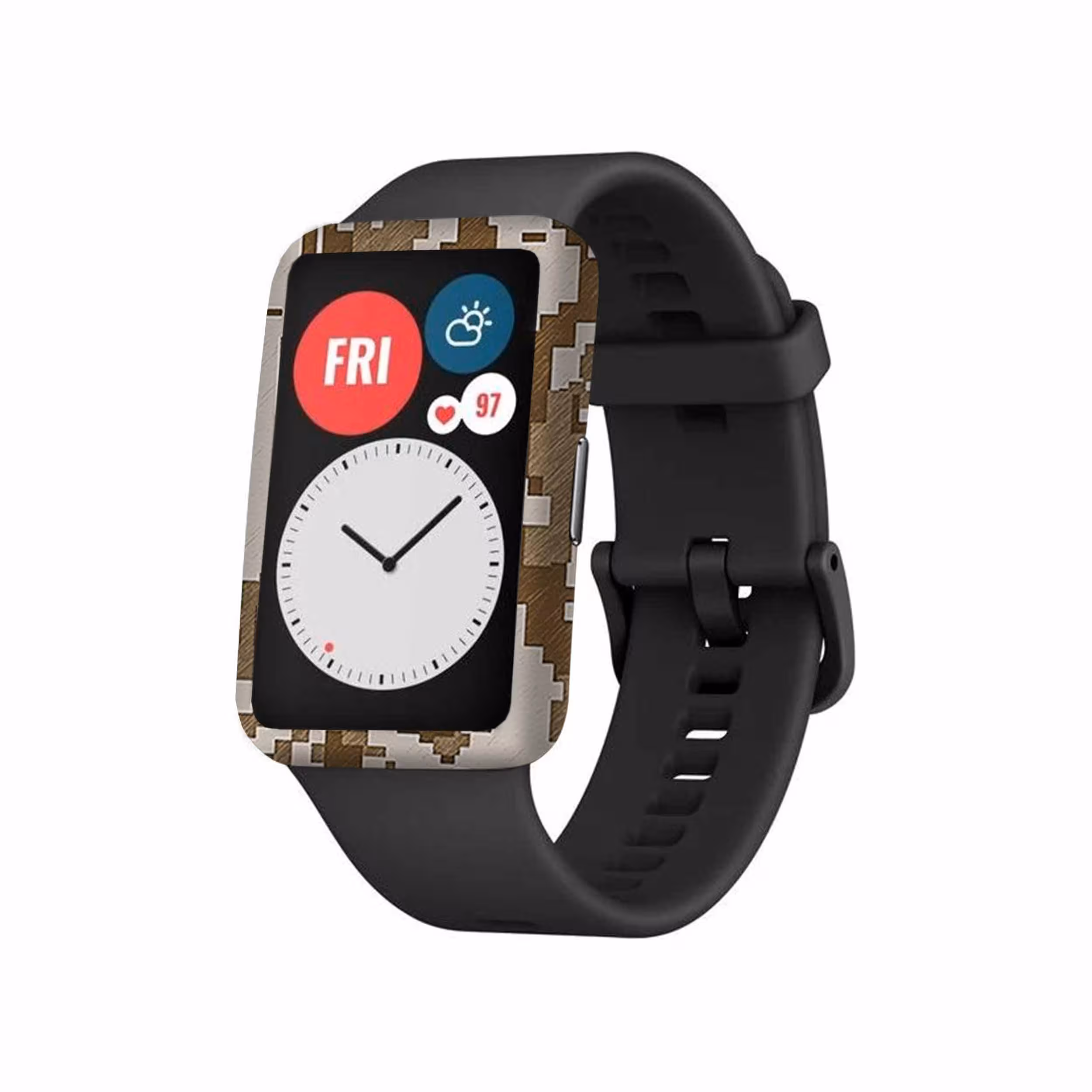 برچسب ماهوت طرح Army Desert Pixel مناسب برای ساعت هوشمند هوآوی Watch Fit