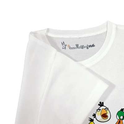 تی شرت بچگانه پرمانه طرح پرندگان خشمگین انگری بردز کد pmt.315