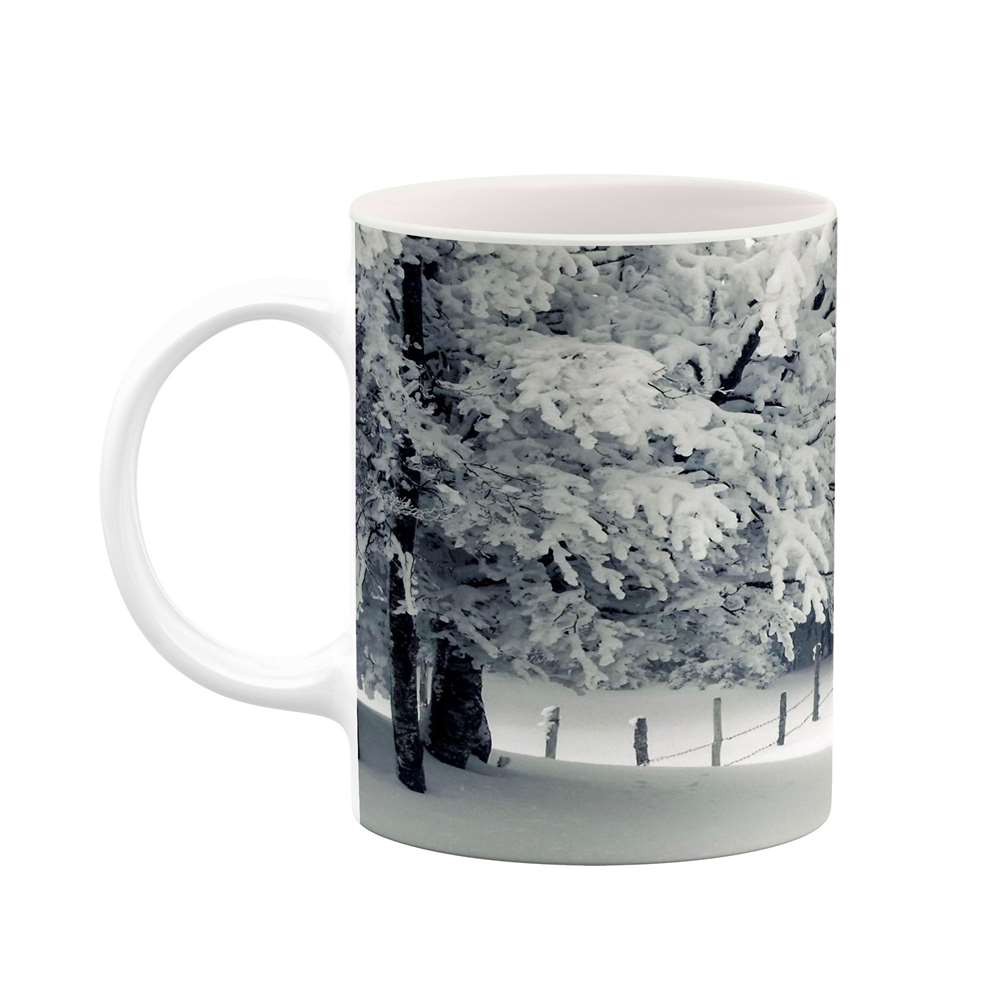 ماگ کاکتی طرح منظره برفی مدل mgs15021