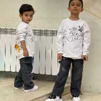 بلوز تک پنبه دورس فول لاکرا دخترانه و پسرانه سایز 45.50.55.60 