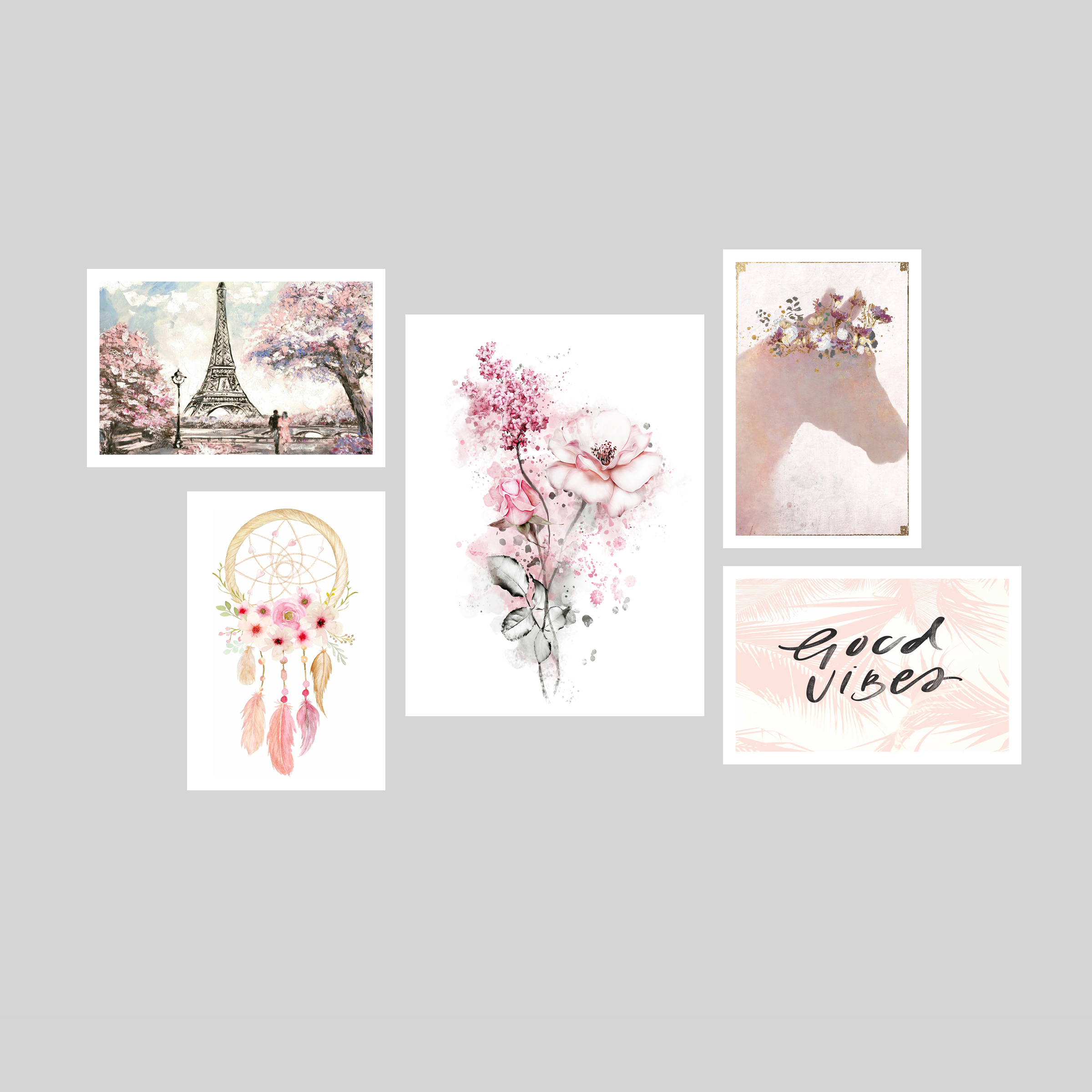 تابلو مدل پاریس رویایی کد 111 مجموعه 5 عددی