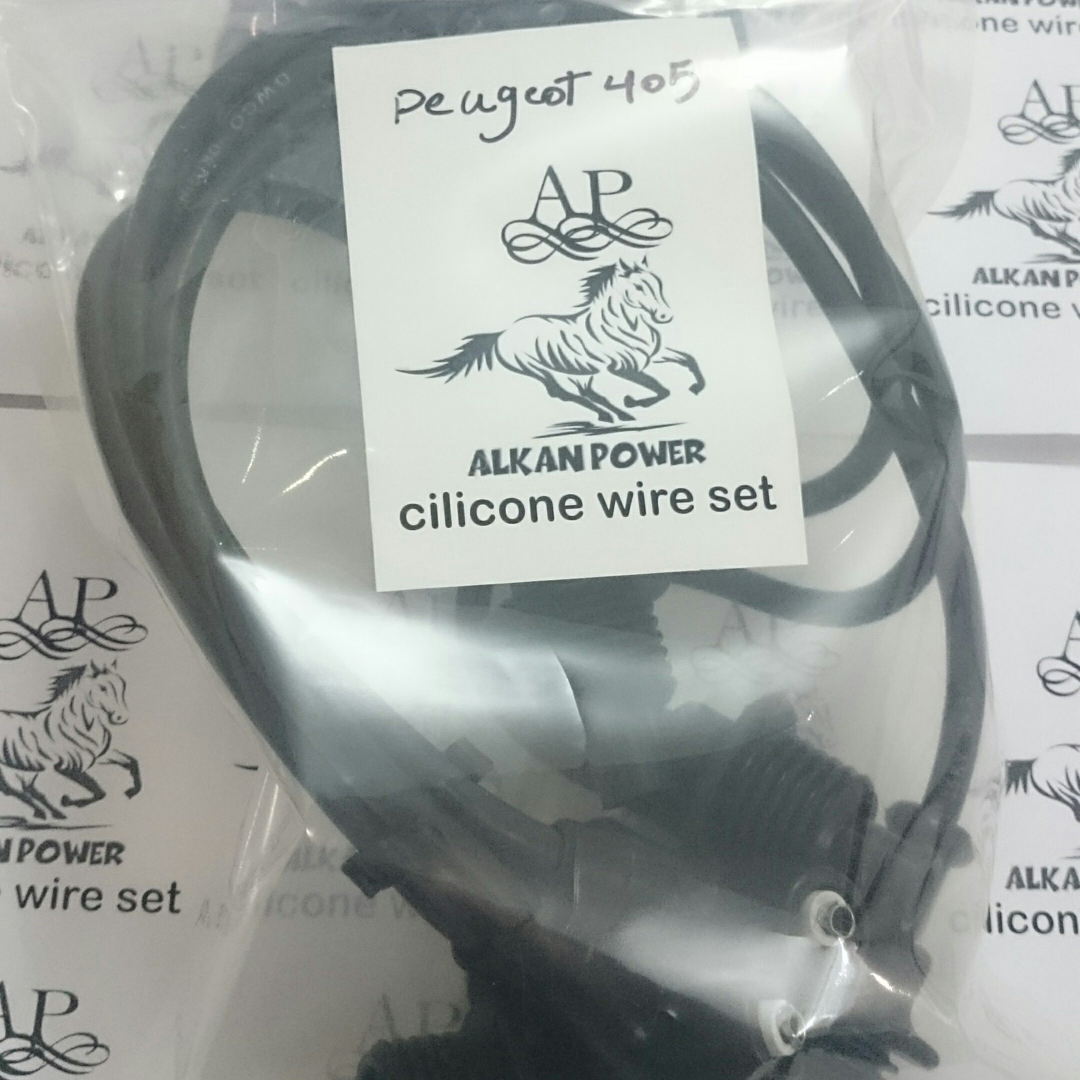 وایر شمع پژو 405  آلکان پاور سیلیکونی ( نسوز)
