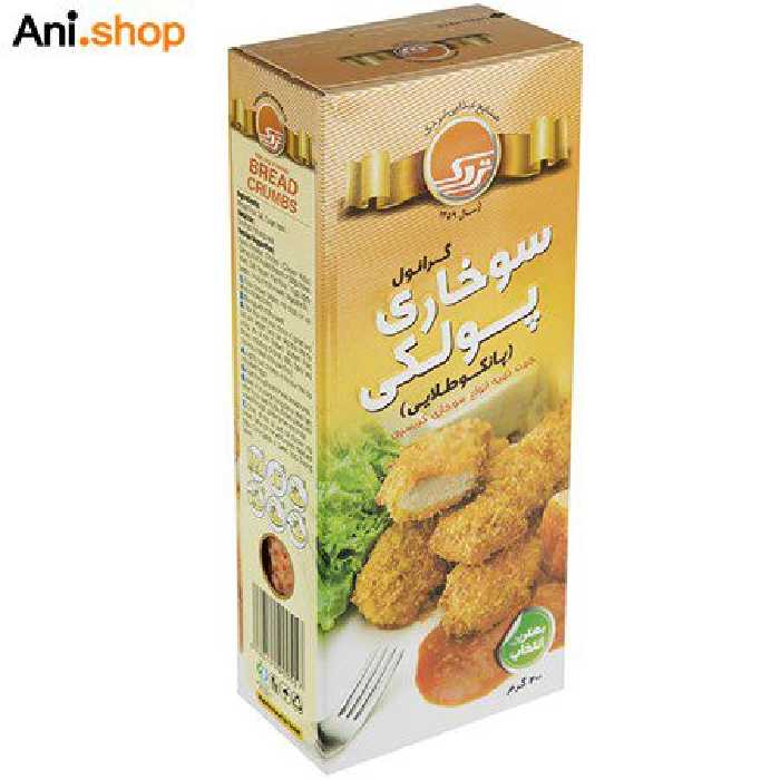 گرانول سوخاری پولکی پانکو طلایی تردک مقدار 200 گرم کد E63