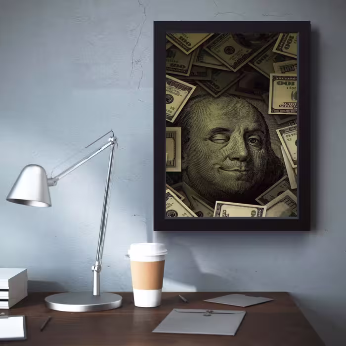 تابلو مدل دلار George Washington کدS0110-b