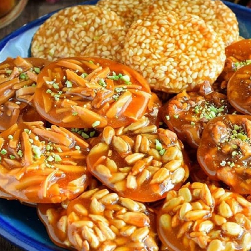سوهان عسلی کنجدی 