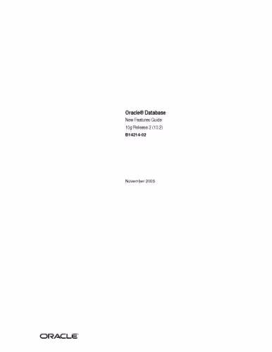 خرید و دانلود نسخه کامل کتاب Oracle Database New Features Guide, 10g Release 2 (10.2) b14214