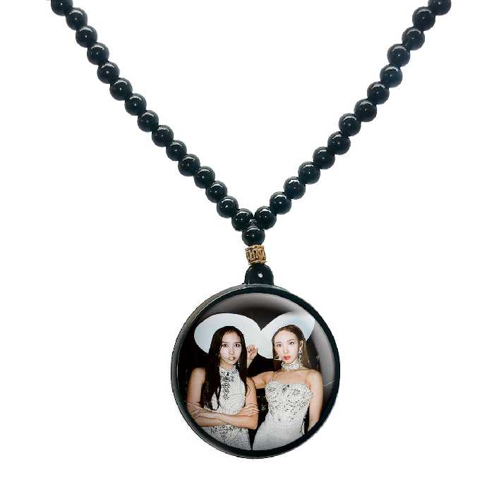 گردنبند پرمانه طرح تو ایس کد pmd.19697 مدل دو طرفه