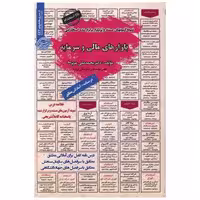 کتاب نمونه آزمونهای استخدامی بازارهای مالی و سرمایه اثر محمد علی عزیزی