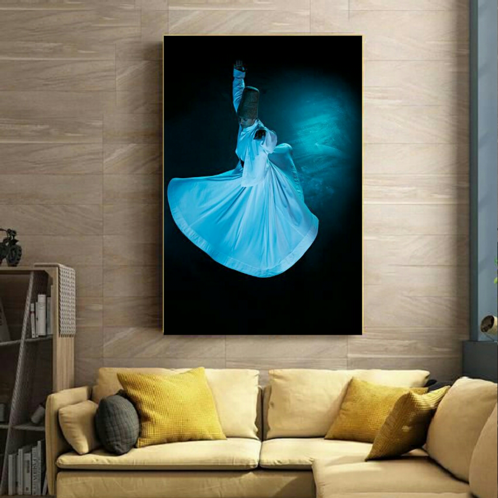 تابلو بوم طرح رقص سماع کد TB196