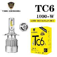 هدلایت Tc6 پایهH3شرکت توبیز رنگ سفیدبسته 2 عددی