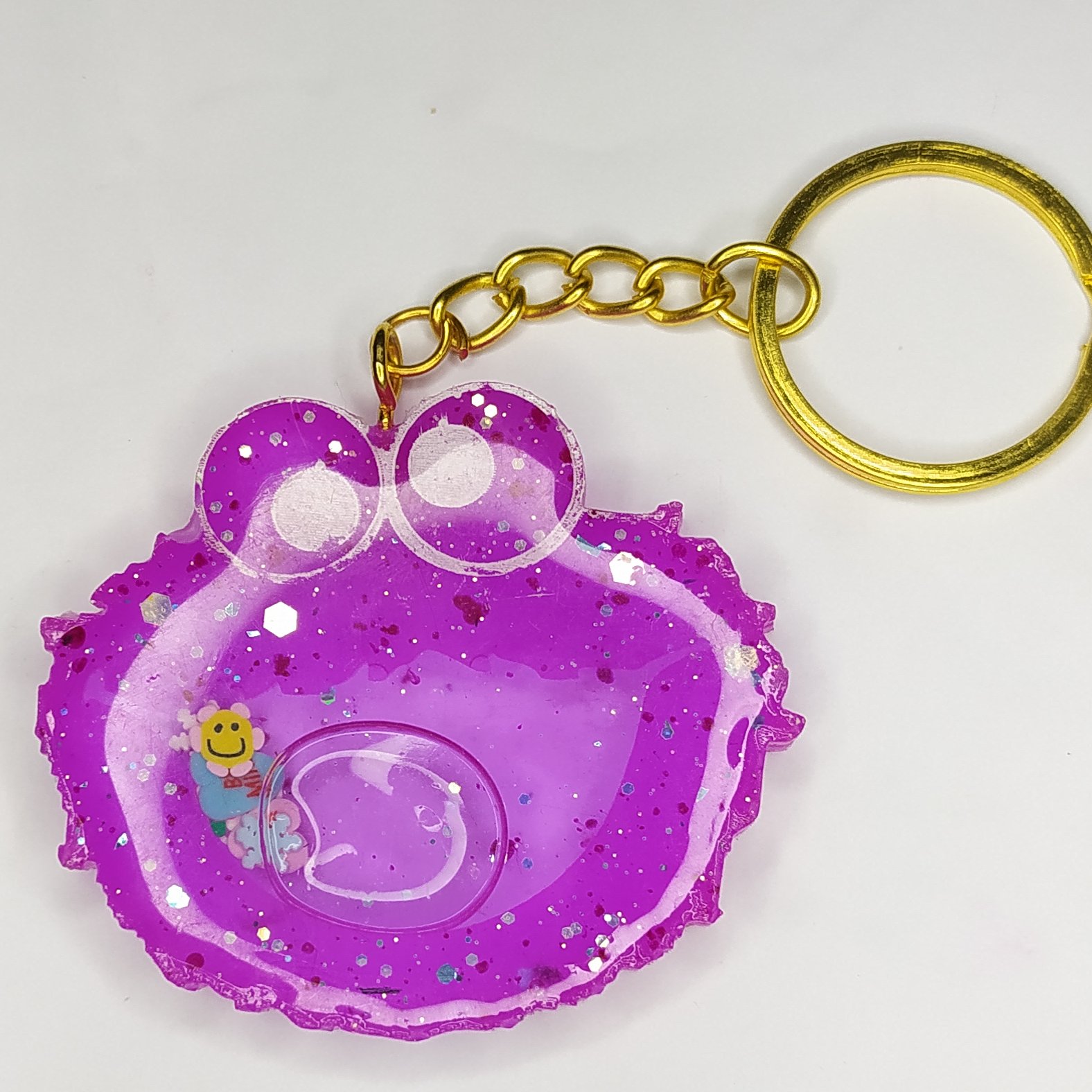 جاکلیدی جاسوییچی رزینی مدل غورباقه آکواریومی