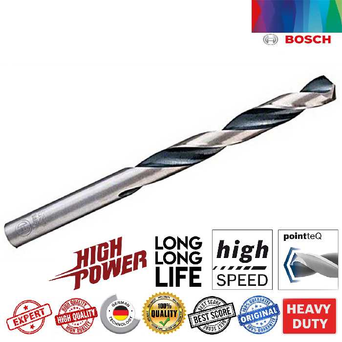  مجموعه 5 عددی مته فلز بوش مدل 12mm